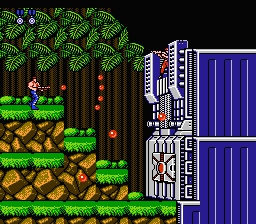 Contra screenshot of the rad shotgun like upgrade